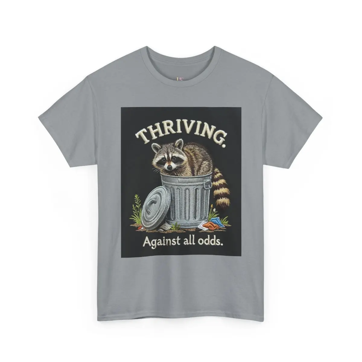 Thriving Against All Odds Raccoon tee