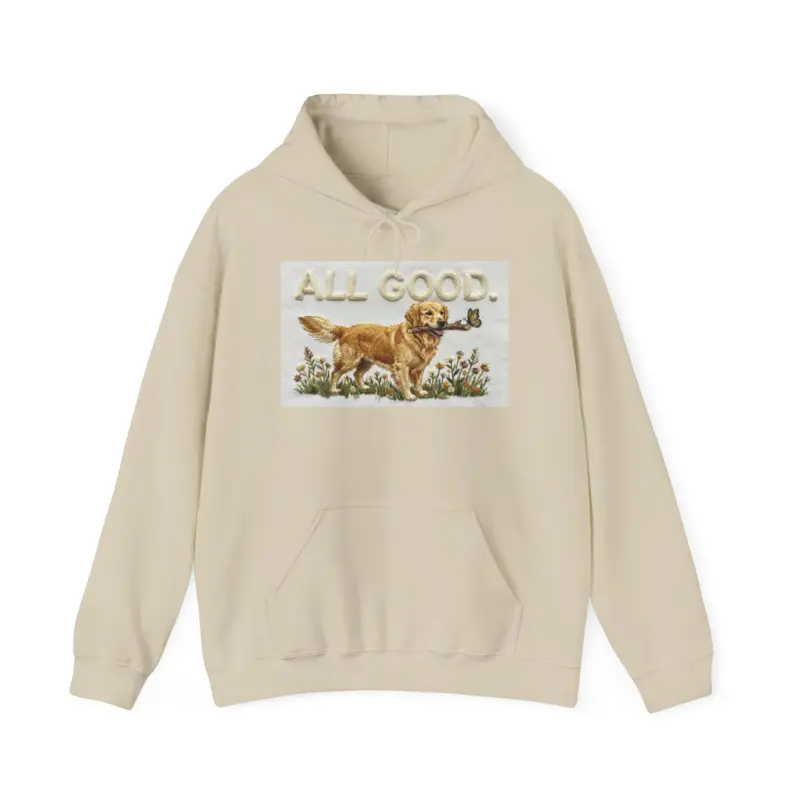 All Good Golden Retriever hoodie
