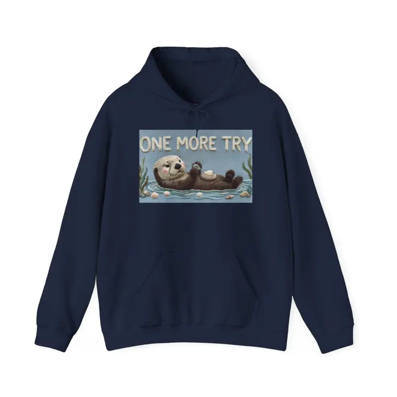 One More Try Otter hoodie