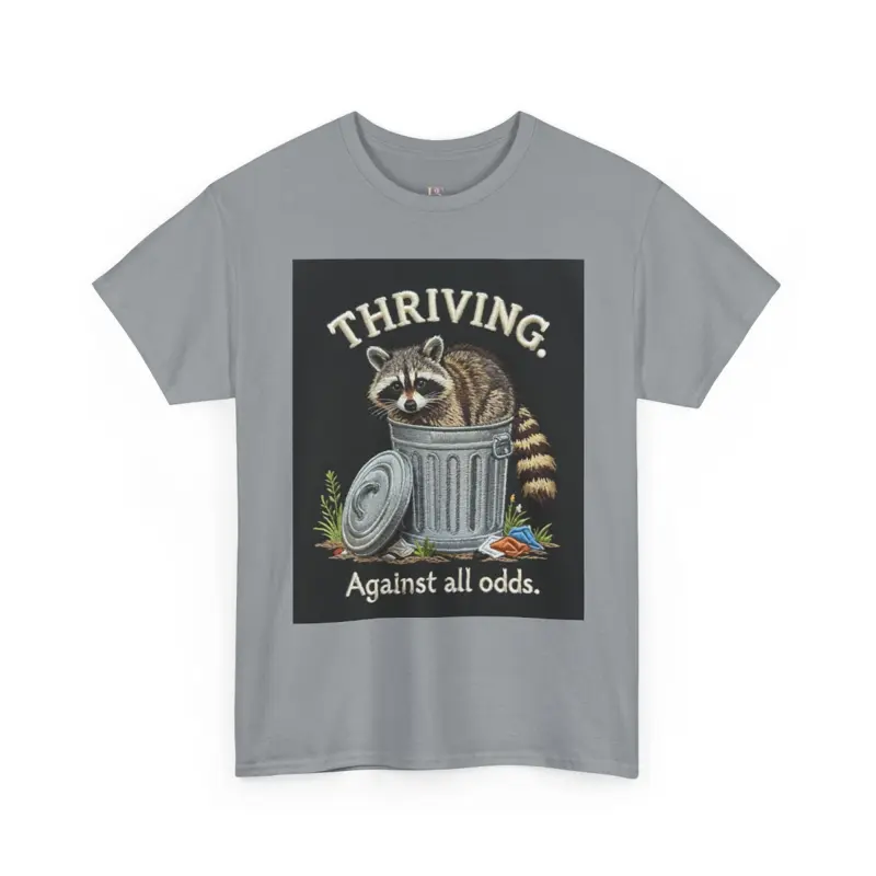 Thriving Against All Odds Raccoon tee